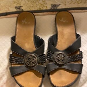 Ladies Navy Blue Sandals